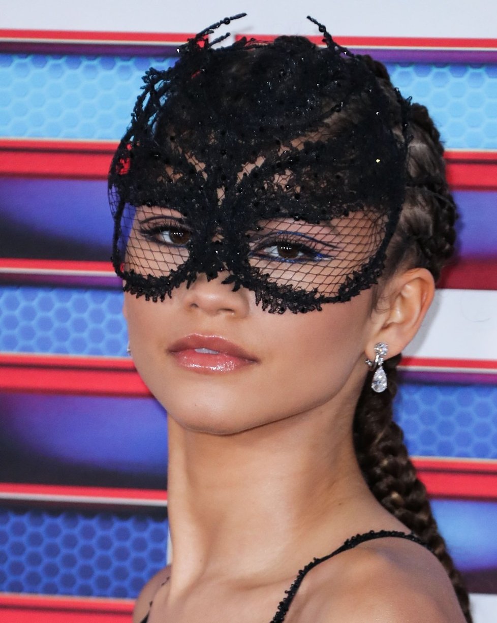 Krásná Zendaya na premiéře Spider-mana