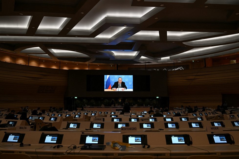 Konference o odzbrojení v Ženevě: Lavrovovo video nikdo neposlouchal.