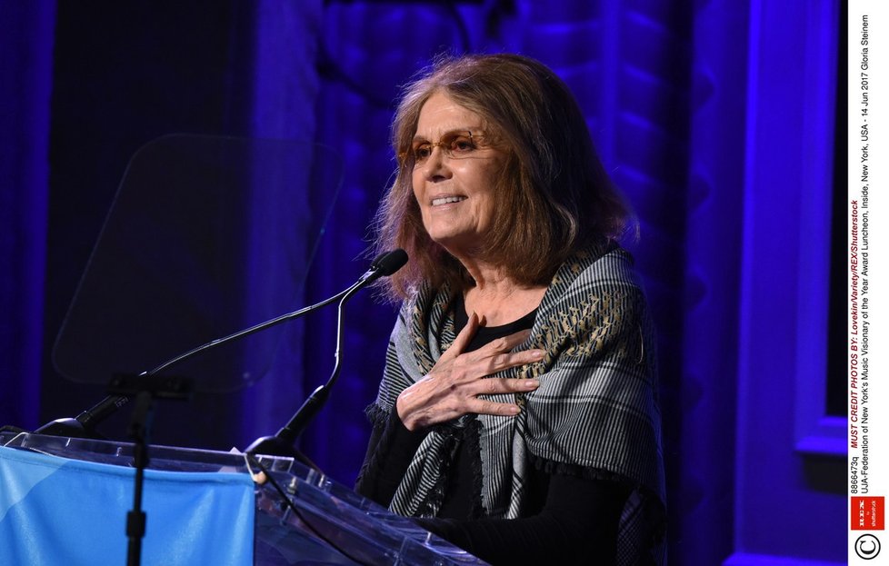 Feministka a politická aktivistka Gloria Steinem.