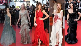 Nej outfity uplynulého týdne: Kouzelné róby  i přetékající ňadra v Cannes 