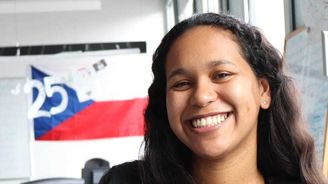 Pracovní pohovor jsem dělala přes Skype, říká Venezuelanka Marie Cortez, která teď pracuje v Praze