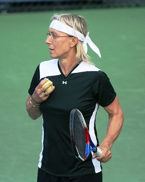 Martina Navrátilová na US Open 2010