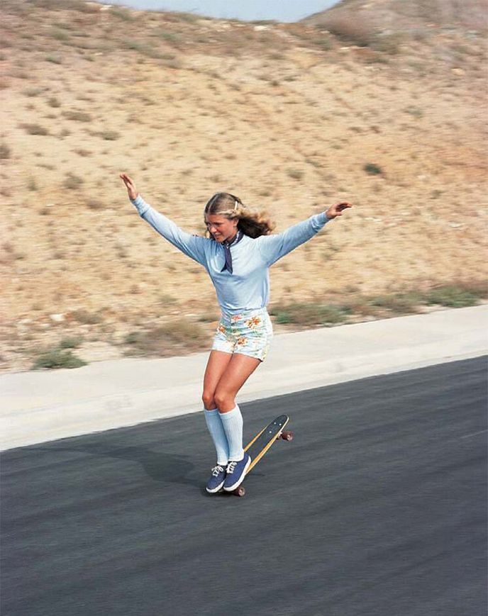 Ellen O'neal, jedna z nejúspěšnějších žen ve Freestyle skateboardingu ​​na světě (1970)