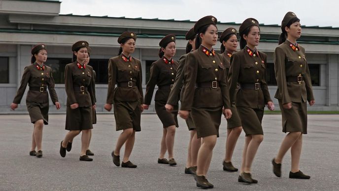 Ženy v severokorejské armádě