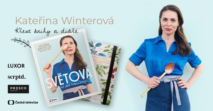 Kateřina Winterová – křest knihy Světová a diáře