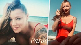 Sexy Helena Zeťová v rudých plavkách: Nadupaný výstřih a tělo od písku!