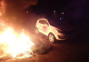 Mladík v Karviné zapálil kontejnery, od kterých chytlo auto. Policie ho dopadla.