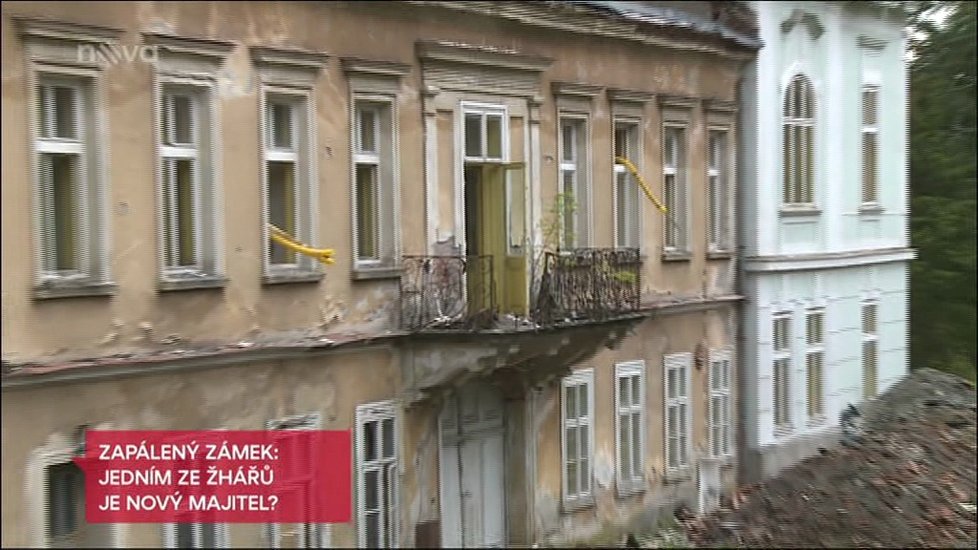 Policie dopadla údajné žháře zámečku v Horním Maršově.