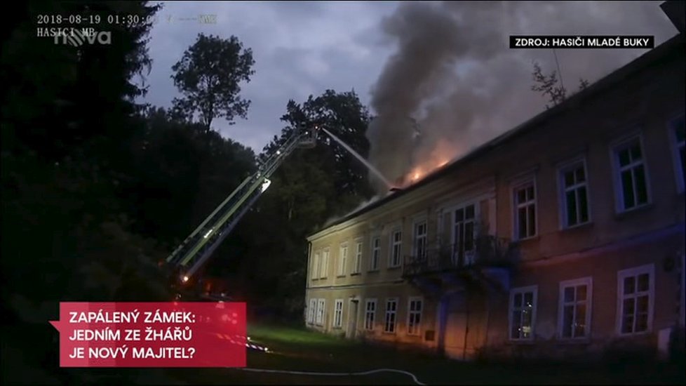 Policie dopadla údajné žháře zámečku v Horním Maršově.