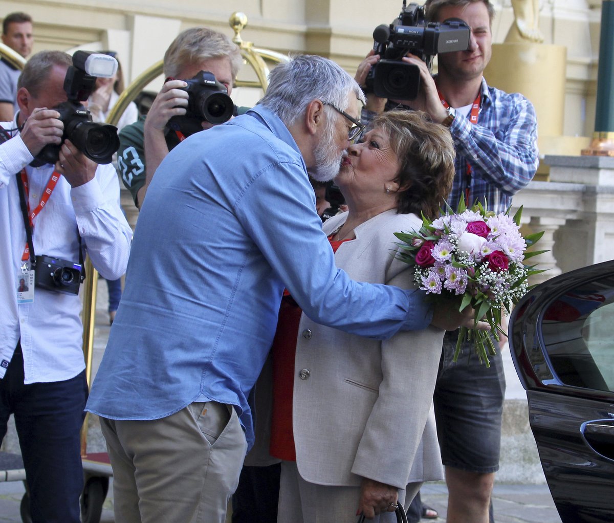 Jiřina Bohdalová a Jiří Bartoška.