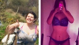 Dvaadvacetiletá Jess dokázala shodit víc než třetinu své původní váhy.