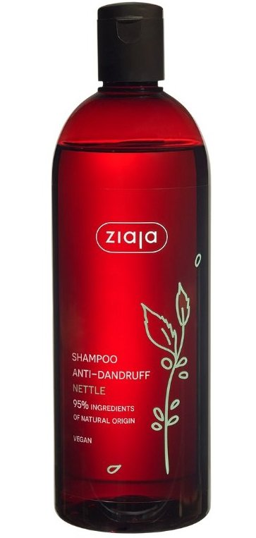 Šampon proti lupům s kopřivou, Ziaja, 90 Kč (500 ml), koupíte na www.ziajaprotebe.cz nebo v kamenných prodejnách
