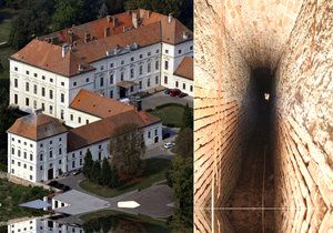 Přes šedesát metrů dlouhou a zcela zachovalou chodbu objevili archeologové při svém průzkumu na zámku v Židlochovicích na Brněnsku.