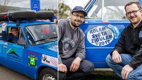 Nadšenci z Česka na cestě kolem světa žigulíkem už urazili 25.000 km 