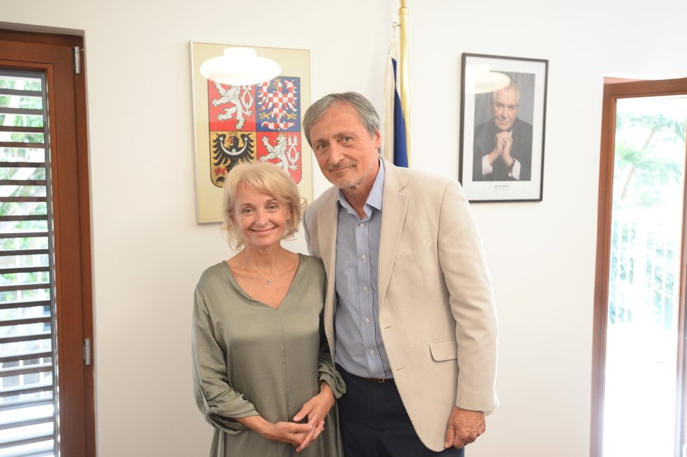 Veronika Žilková a Martin Stropnický