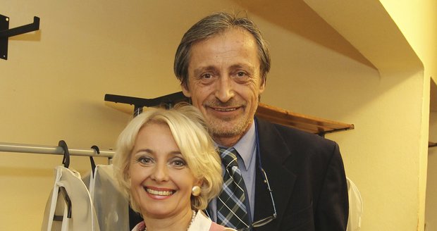 Veronika s manželem Martinem Stropnickým
