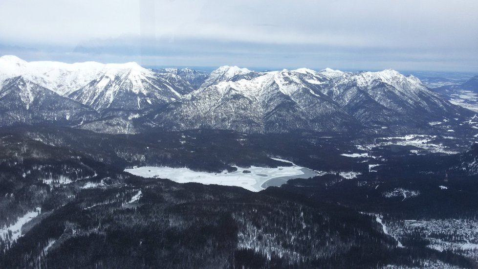 Výhled z Zugspitzu