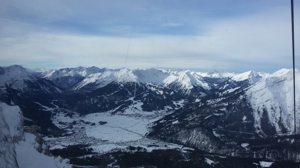 Výhled z Zugspitzu