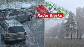 Na jihovýchodě Česka hrozí ledovka, sledujte radar Blesku.