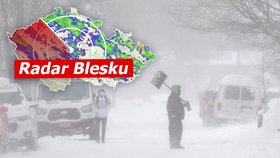 Česko zasypou přívaly sněhu