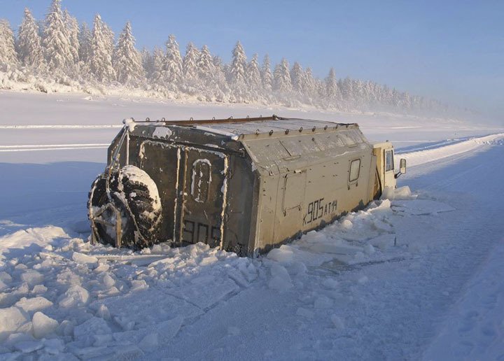 Sibiřské cesty na jaře mizí