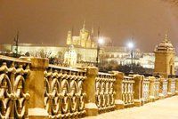 Nejstudenější týden od Nového roku. Praha se otuží sněhem, a až desetistupňovými mrazy