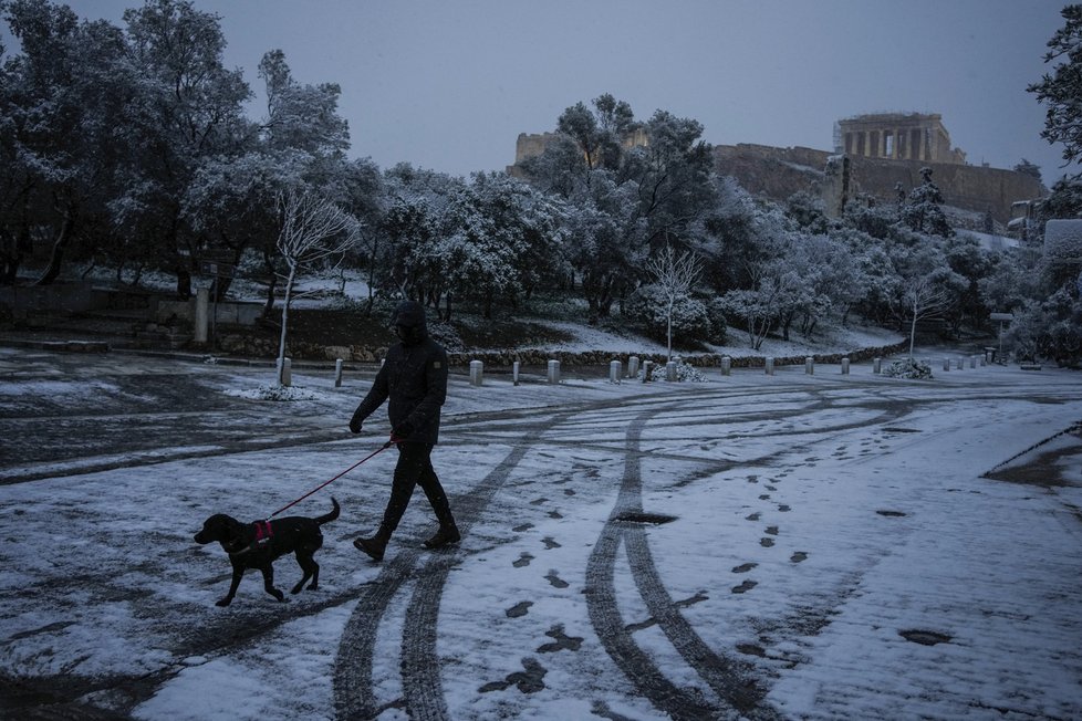 Zima v Řecku