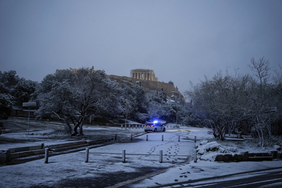 Zima v Řecku