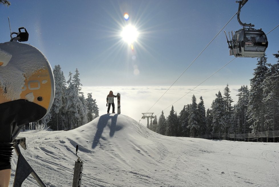 Na návštěvníky SkiResortu Černá hora-Pec čekají díky ochlazení lepší lyžařské podmínky, než tomu bylo doposud