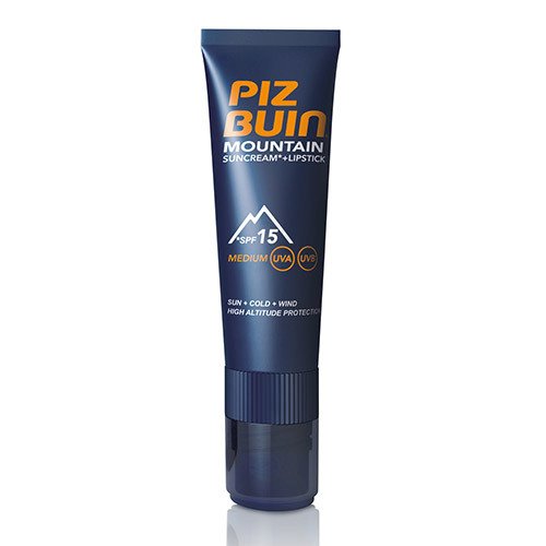 Mountain Cream & Stick SPF 15 je mimořádně hydratující krém a balzám na rty v jednom, který chrání pokožku nejen před sluncem, ale také před chladem a suchým větrem, www.benu.cz.cz, 389 Kč