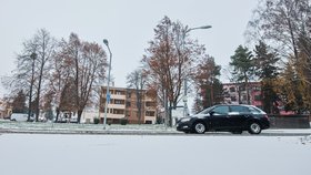 Zbýšov u Brna: Bylo potřeba pořádně odhrabávat sníh (23. listopadu 2025).