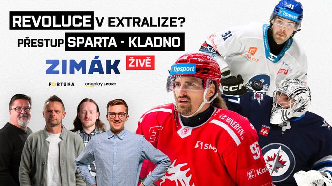 ŽIVĚ: Třinec vybízí k revoluci! Ze Sparty zmizel Hrabík, derby pro Hradec a superpřestup ŽIVĚ: Třinec vybízí k revoluci! Ze Sparty zmizel Hrabík, derby pro Hradec a superpřestup