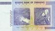 Desetimiliardová bankovka Zimbabwe vydaná v roce 2008