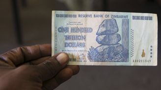 Zimbabwe se blíží k zavedení náhražky peněz. Platit se bude dluhopisy
