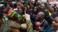 Radost v ulicích metropole Zimbabwe