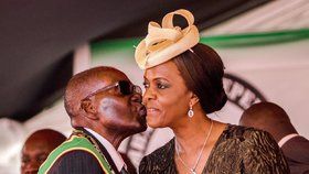 První dáma Grace Mugabeová