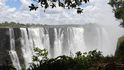 Viktoriiny vodopády na hranici Zimbabwe a Zambie