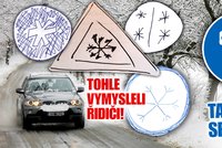 Řidiči neznají značky! »Zimní výbavu« si vymysleli vlastní!