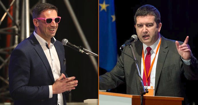 Dva finalisté volby předsedy ČSSD: Jiří Zimola a Jan Hamáček