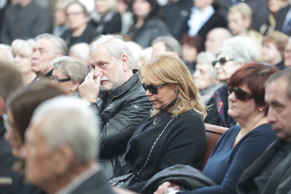 Poslední rozloučení se Stanislavem Zindulkou v pražských Strašnicích.