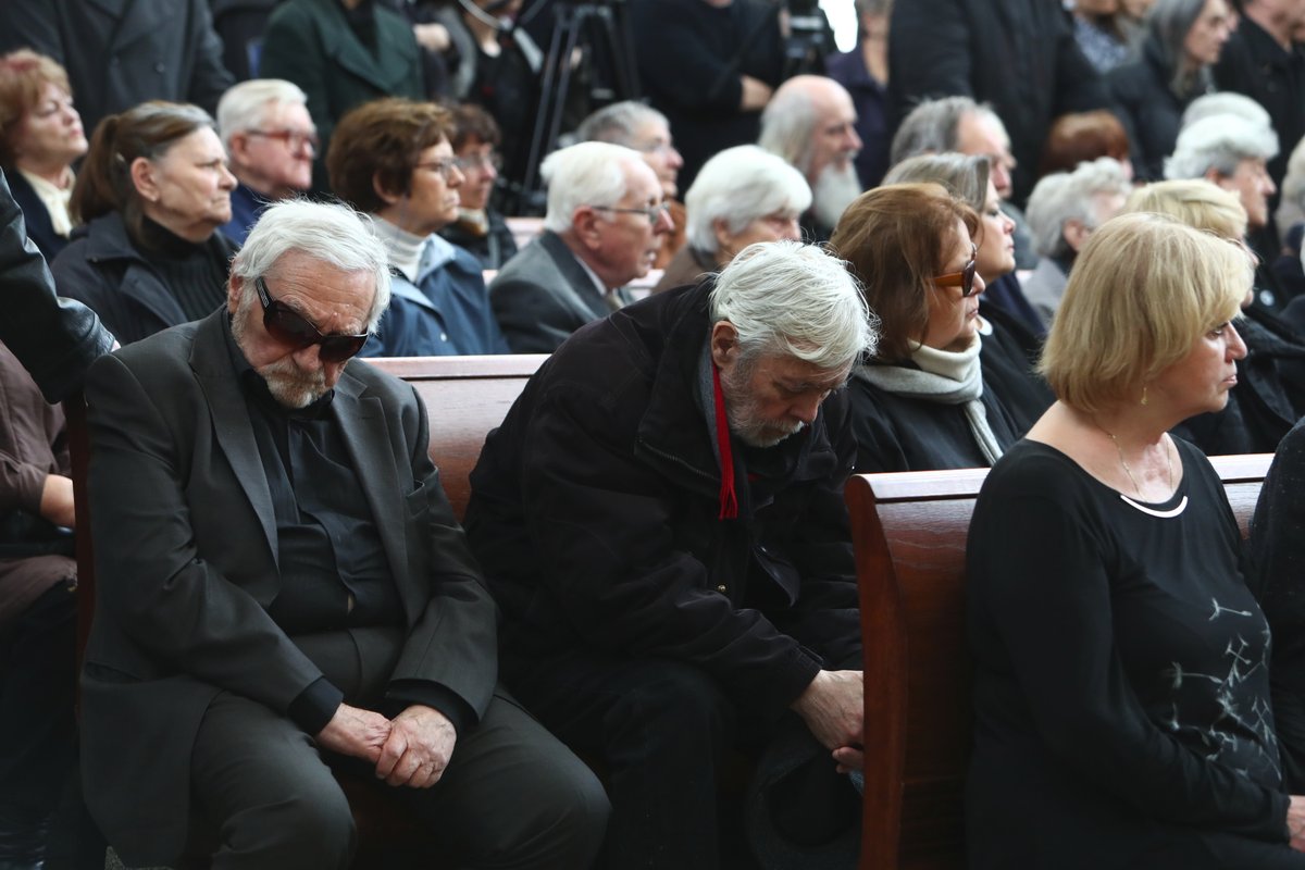 Poslední rozloučení se Stanislavem Zindulkou v pražských Strašnicích.