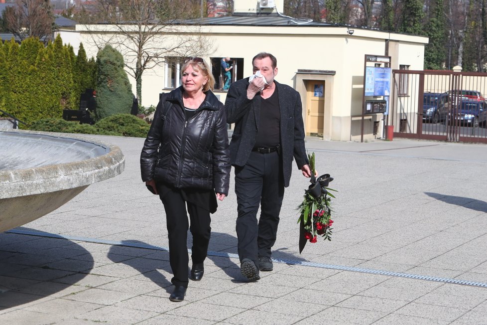 Poslední rozloučení se Stanislavem Zindulkou v pražských Strašnicích.