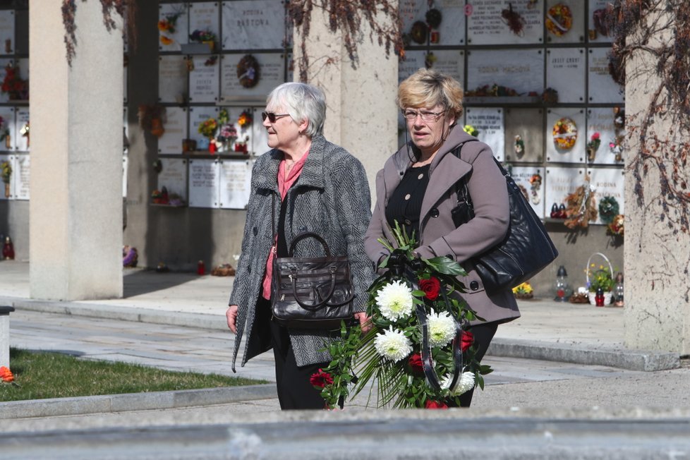 Poslední rozloučení se Stanislavem Zindulkou v pražských Strašnicích.