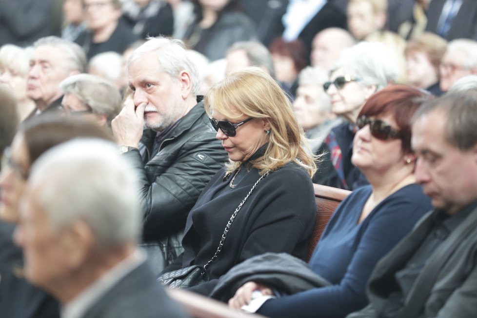 Poslední rozloučení se Stanislavem Zindulkou v pražských Strašnicích.