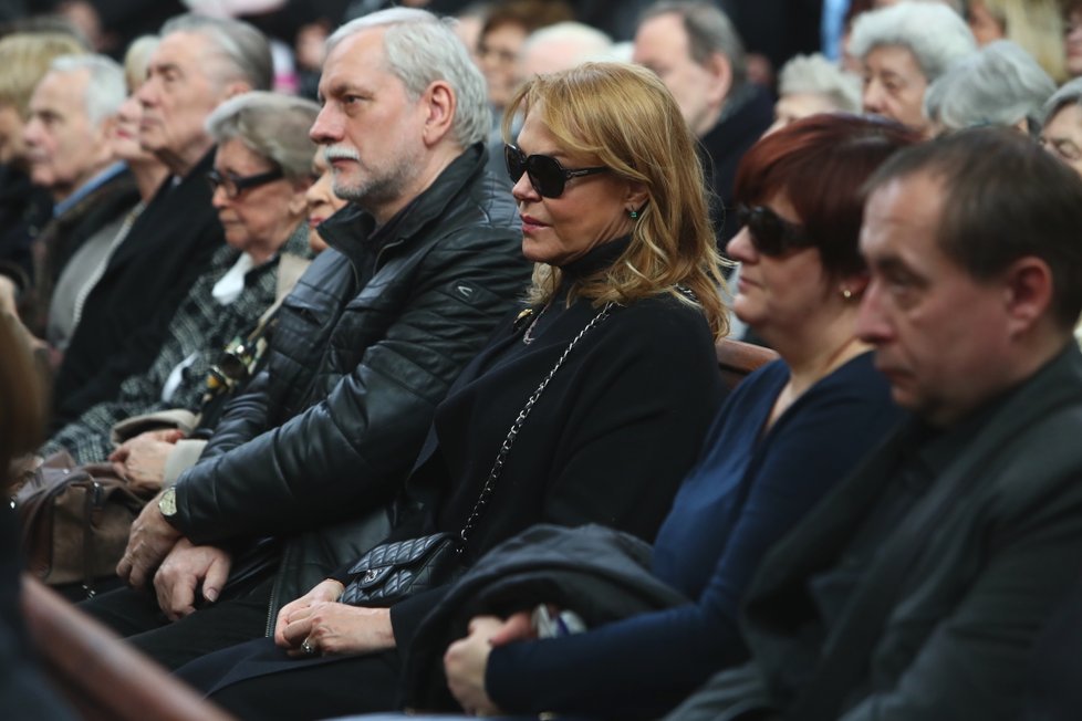 Poslední rozloučení se Stanislavem Zindulkou v pražských Strašnicích.