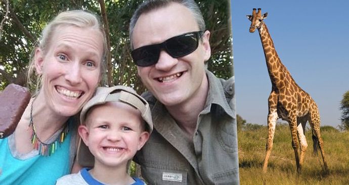 Na rodinu britského vědce zaútočila žirafa. Matka a syn skončili s vážnými zraněními v nemocnici a bojují o život