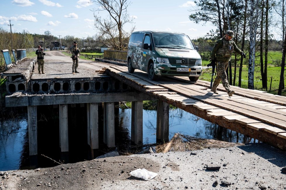 Válka na Ukrajině: Žitomir je stejně jako i jiná místa na Ukrajině obrázkem zkázy. (29.4.2022)