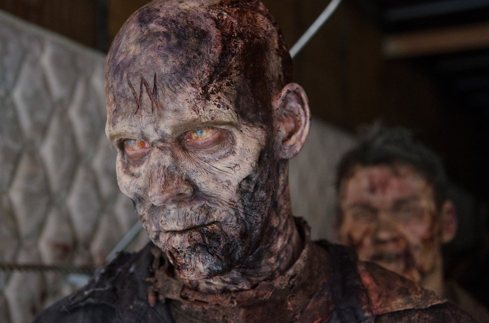 Zombie v seriálu Živí mrtví.
