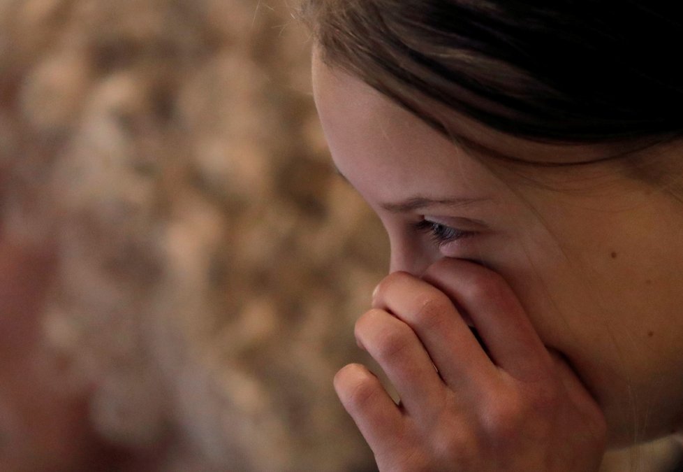 Aktivistka Greta Thunberg na konferenci v Madridu za změnu životní prostředí.