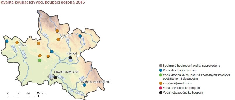 Stát podrobně monitoruje stav životního prostředí v jednotlivých krajích.